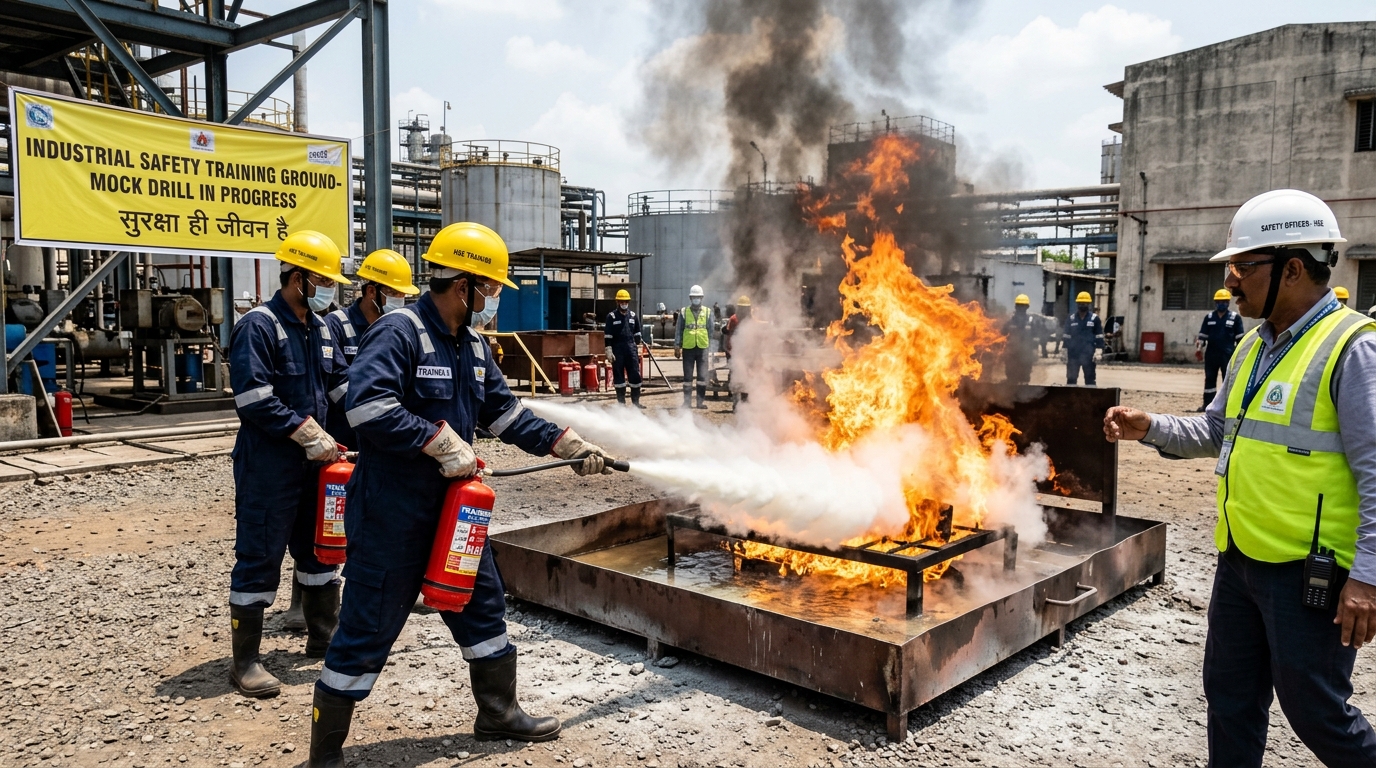 Industrial Safety Training Mock Drills in Action